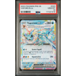 PSA 10 Pokemon TCG 2025 Pokemon Pre En-Prismatic Evolutions #023 Vaporeon Ex