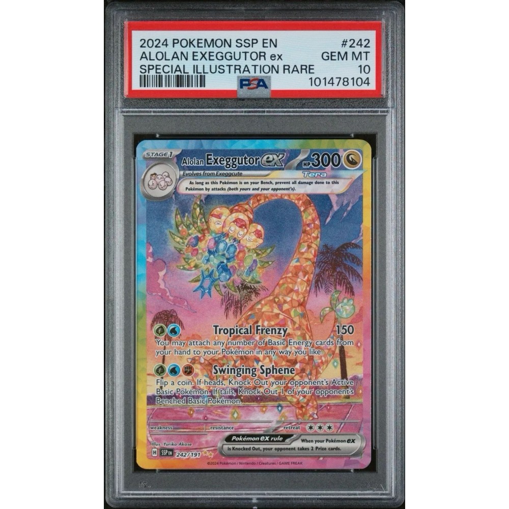 Alolan Exeggutor ex 242/191 Sv08: Surging Sparks Holo